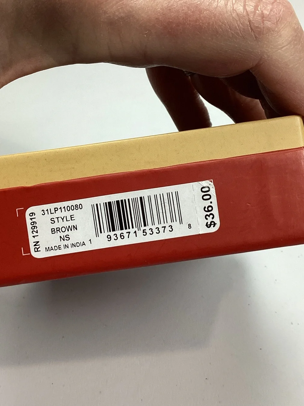 Levi’s Brown Leather Trifold Wallet RFID Protection NEW! Retail $36